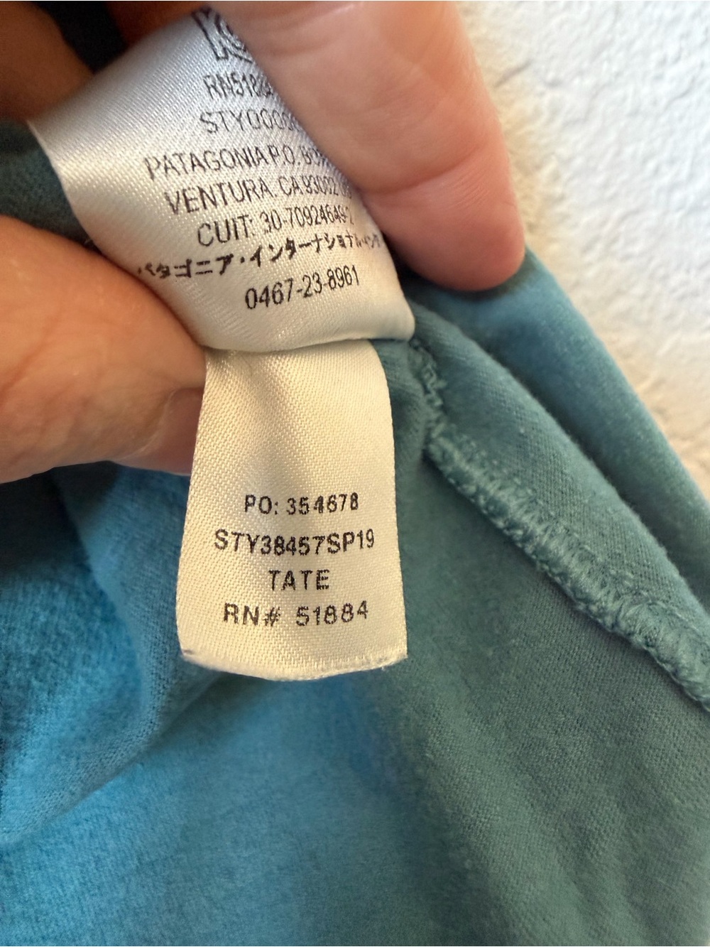 Patagonia Women's Teal Logo Racerback Tank, 100% Cotton. EUC. Medium. - Picture 6 of 9